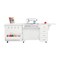 Arrow Classic Harriet Sewing Cabinet with Hydraulic Lift & Storage Drawers - Ash White